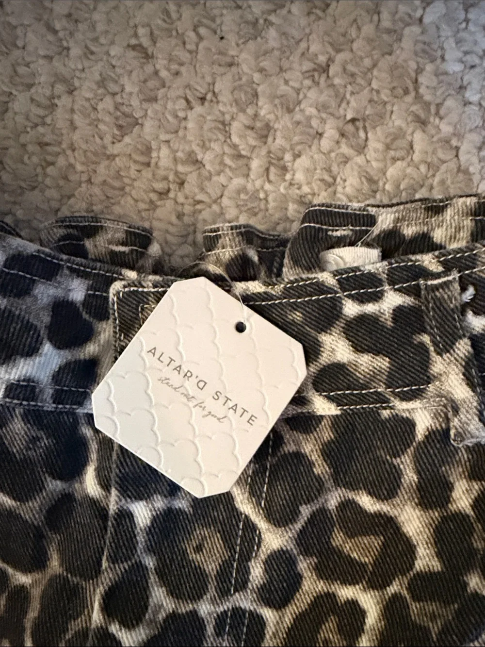 NWT Alter’d State Leopard Jeans